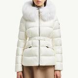 Boed Hooded Shearling-Trimmed Short Down Jacket