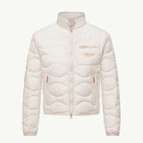 Tegea Wave-Quilted Short Down Jacket