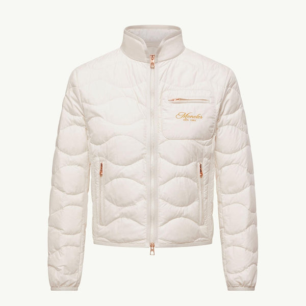 Tegea Wave-Quilted Short Down Jacket