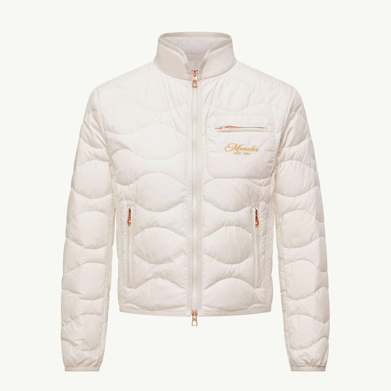 Tegea Wave-Quilted Short Down Jacket