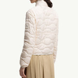 Tegea Wave-Quilted Short Down Jacket