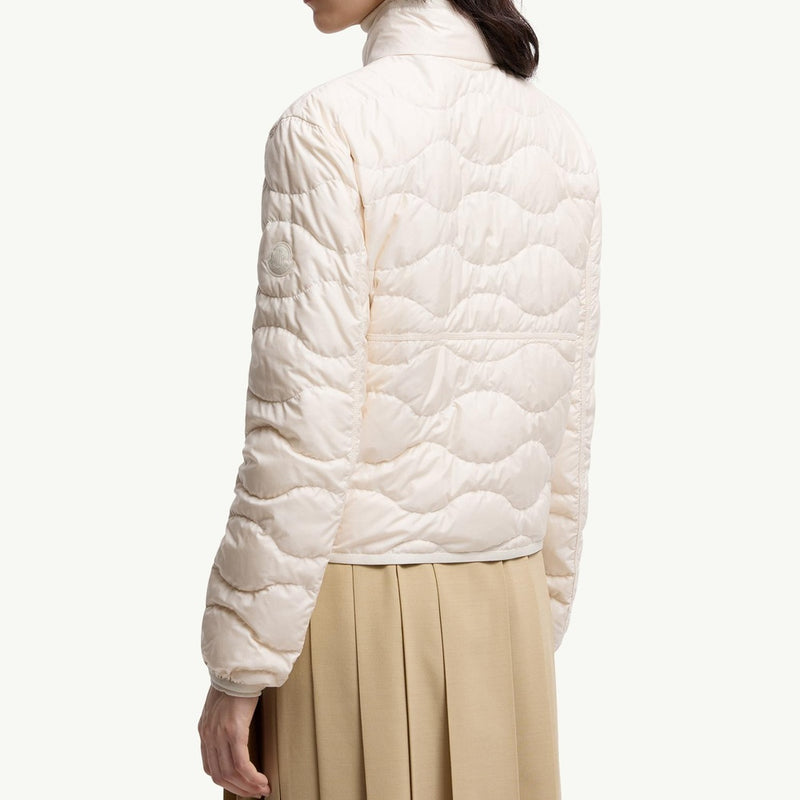 Tegea Wave-Quilted Short Down Jacket