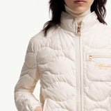 Tegea Wave-Quilted Short Down Jacket