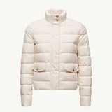 Tegea Wave-Quilted Short Down Jacket