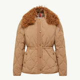 Quintin 3-in-1 Shearling-Trimmed Short Down Jacket