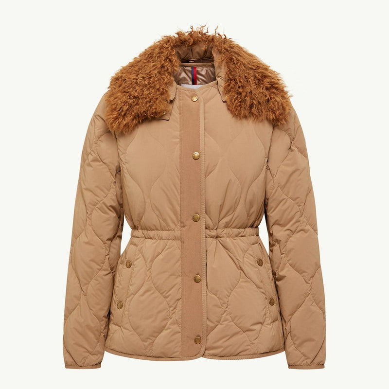 Quintin 3-in-1 Shearling-Trimmed Short Down Jacket
