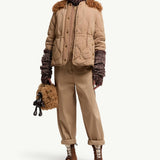 Quintin 3-in-1 Shearling-Trimmed Short Down Jacket