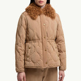 Quintin 3-in-1 Shearling-Trimmed Short Down Jacket