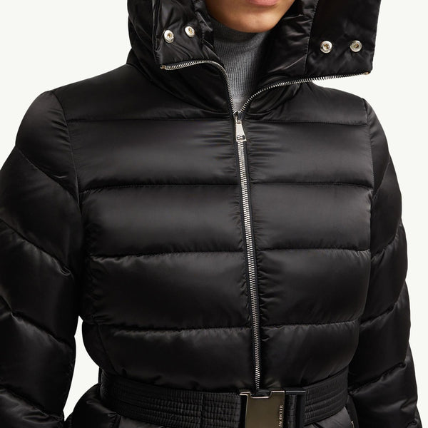 Cupidone Hooded Shearling-Trimmed Short Down Jacket