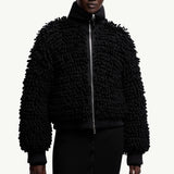Moncler x EE72 by Edward Enninful Wool Blend Zip-Up Cardigan