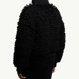 Moncler x EE72 by Edward Enninful Wool Blend Zip-Up Cardigan