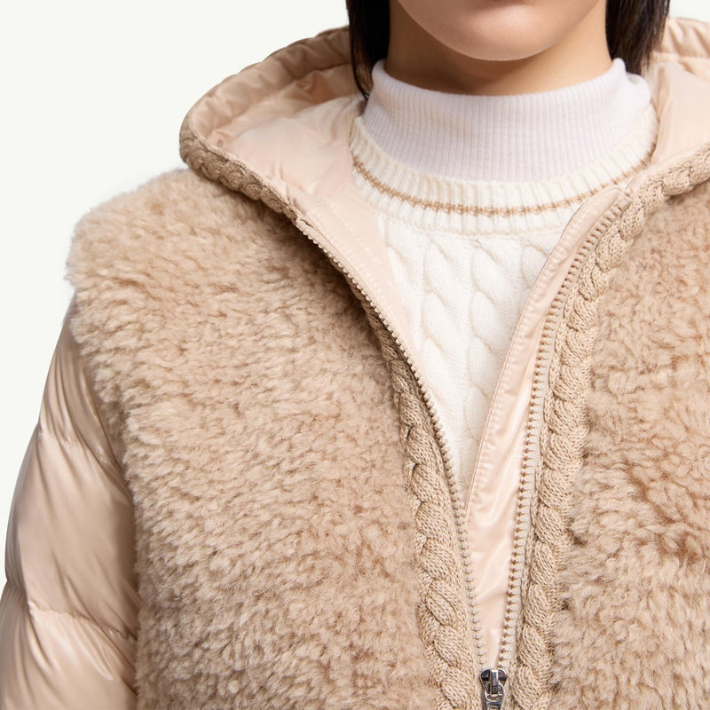 Plantay Hooded Teddy Short Down Jacket