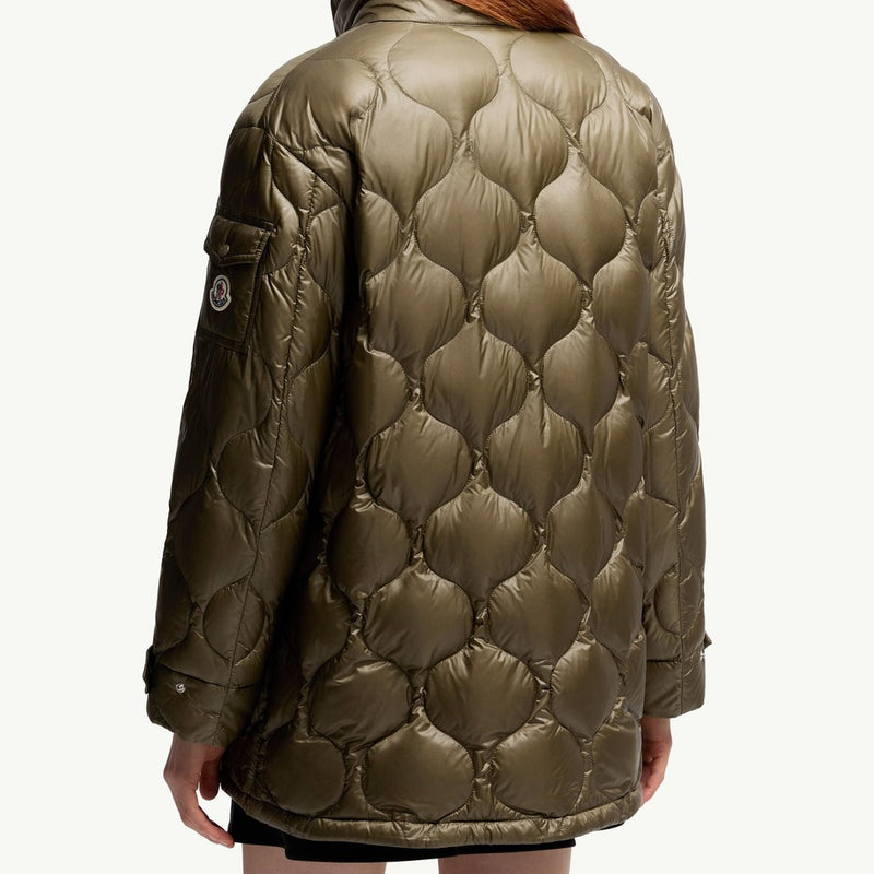 Lombi Hooded Mid-Length Down Jacket