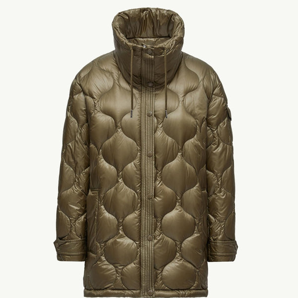 Lombi Hooded Mid-Length Down Jacket