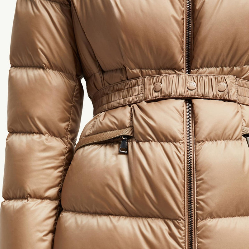 Boed Hooded Shearling-Trimmed Short Down Jacket