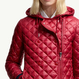 Corbelin Diamond-Quilted Hooded Short Down Jacket