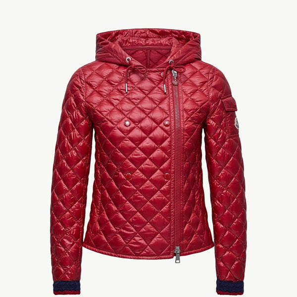 Corbelin Diamond-Quilted Hooded Short Down Jacket