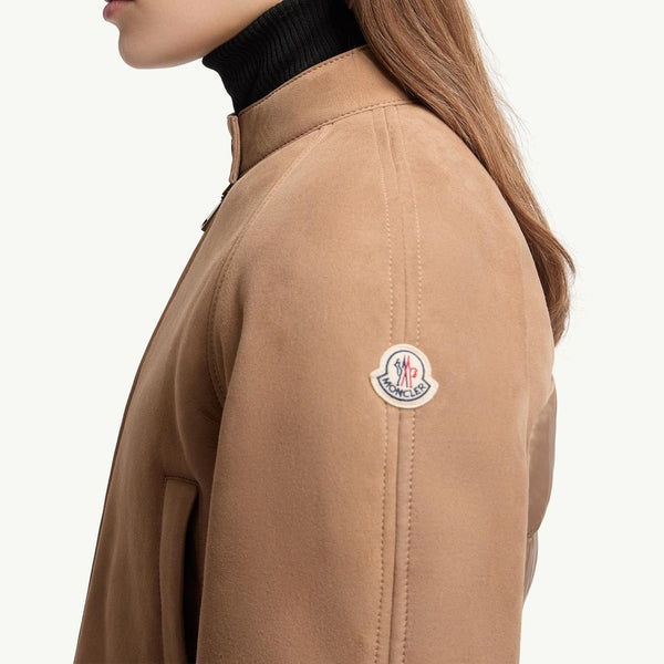 Vougeot Suede Short Down Jacket