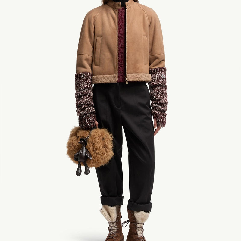 Vougeot Suede Short Down Jacket