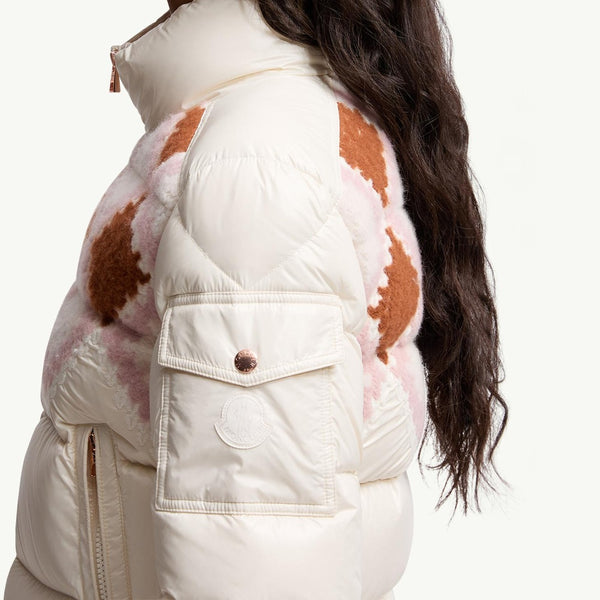 Megara Wool-Trimmed Short Down Jacket
