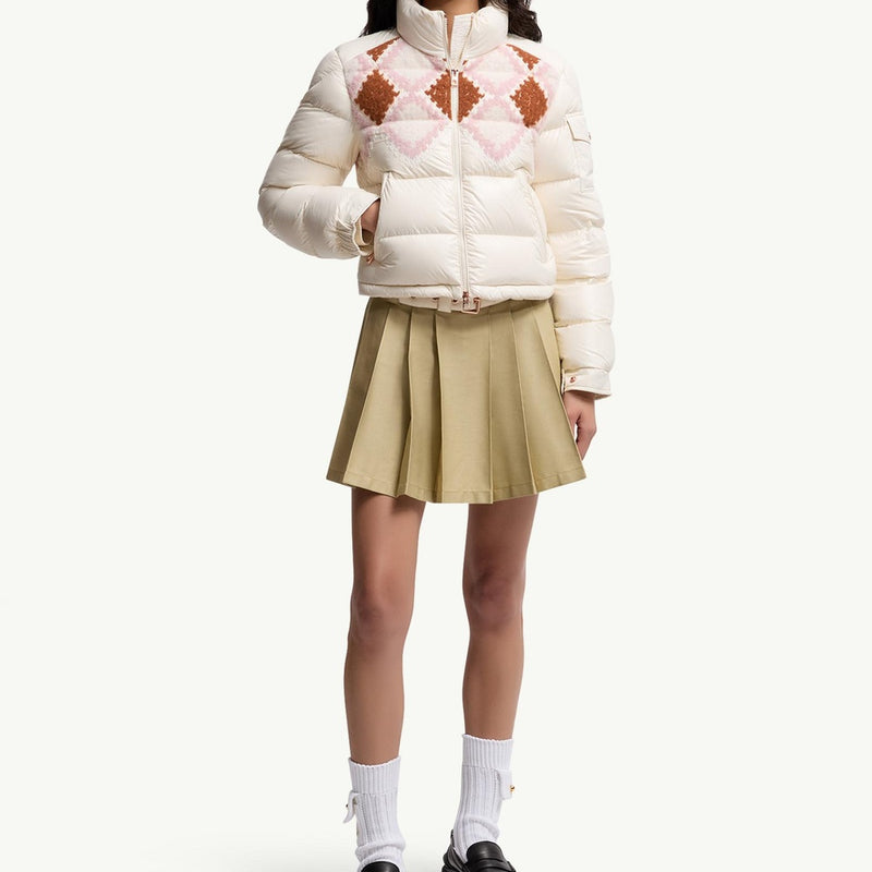 Megara Wool-Trimmed Short Down Jacket