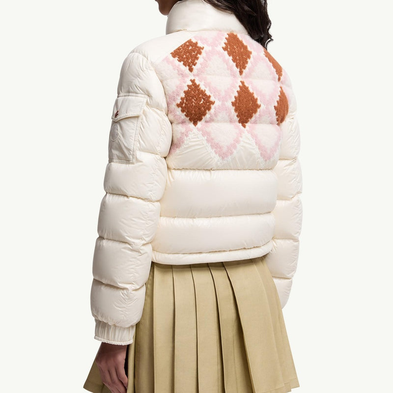 Megara Wool-Trimmed Short Down Jacket