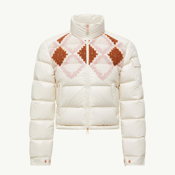 Megara Wool-Trimmed Short Down Jacket