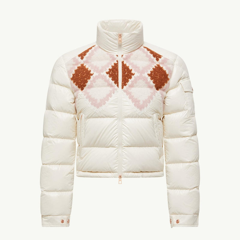 Megara Wool-Trimmed Short Down Jacket