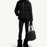 Urbel Tweed Short Down Jacket