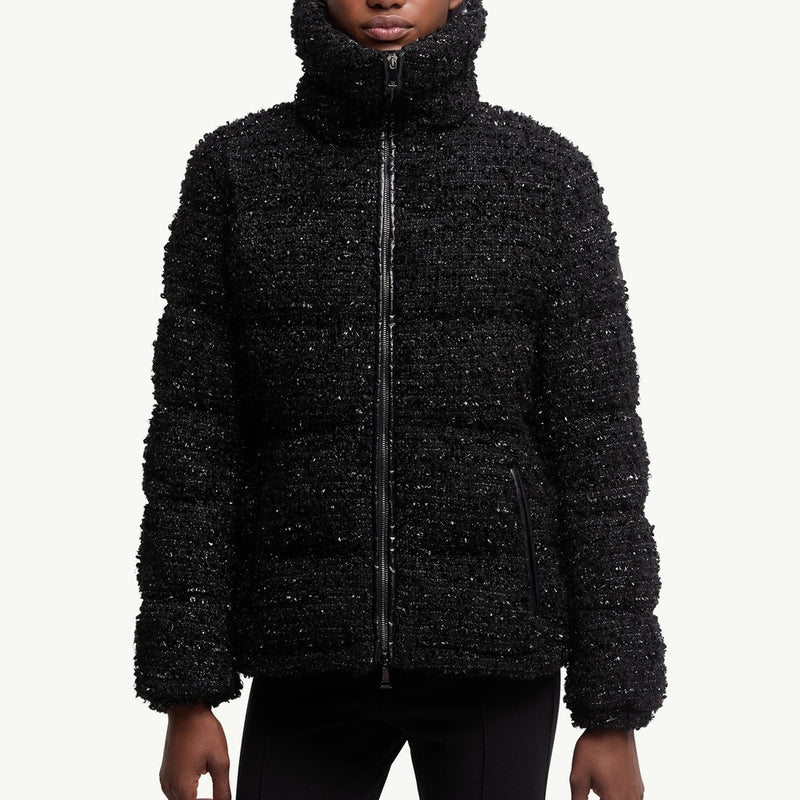 Urbel Tweed Short Down Jacket