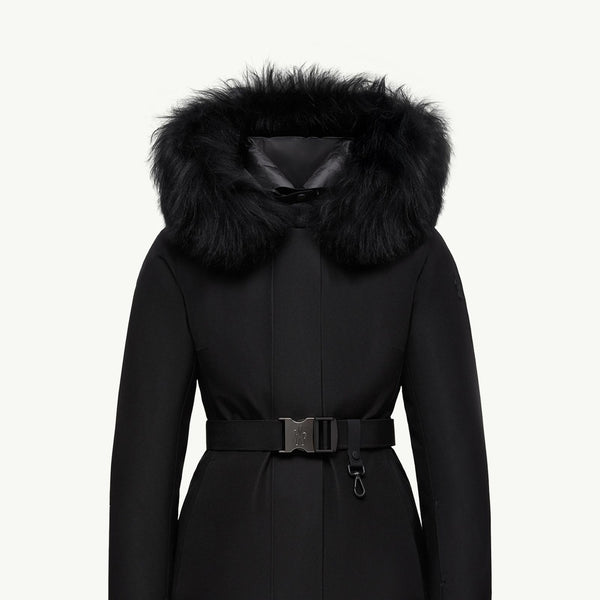 Laplance GORE-TEX Shearling-Trimmed Hooded Down Ski Jacket