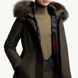 Laplance GORE-TEX Shearling-Trimmed Hooded Down Ski Jacket