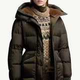 Salastrains Belted Down Ski Jacket
