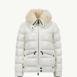 Arabba Hooded Shearling Short Down Jacket
