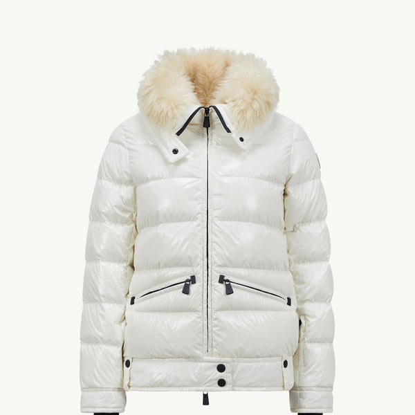 Arabba Hooded Shearling Short Down Jacket