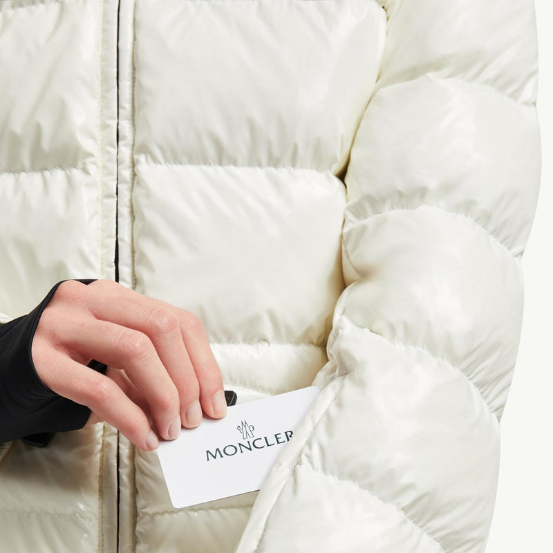 Arabba Hooded Shearling Short Down Jacket