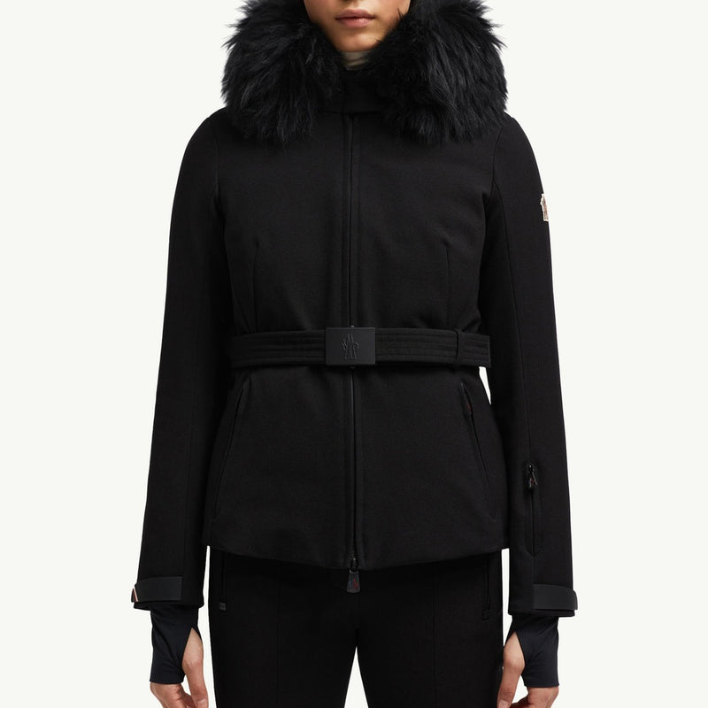 Bauges Hooded Shearling Down Ski Jacket