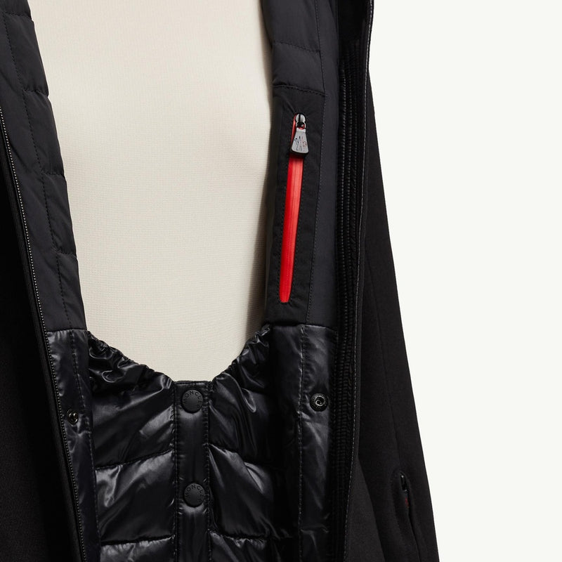Bauges Hooded Shearling Down Ski Jacket
