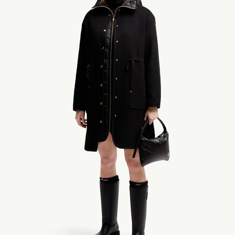 Bonreposse 3-in-1 Wool & Cashmere Long Down Jacket