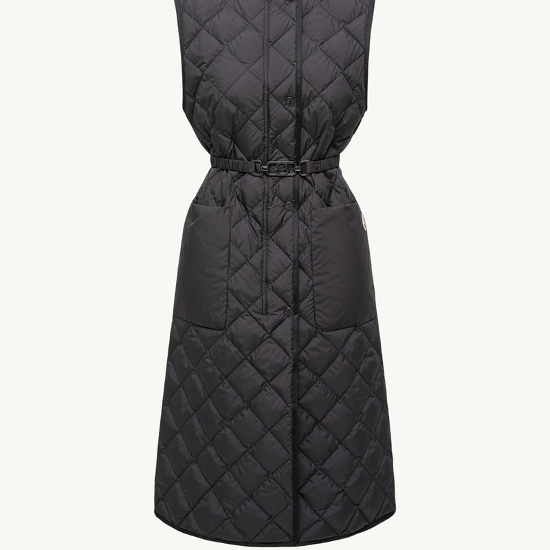 Butor Diamond-Quilted Long Down Gilet