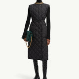 Butor Diamond-Quilted Long Down Gilet