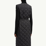 Butor Diamond-Quilted Long Down Gilet