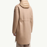 Bonreposse 3-in-1 Wool & Cashmere Long Down Jacket