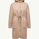 Bonreposse 3-in-1 Wool & Cashmere Long Down Jacket