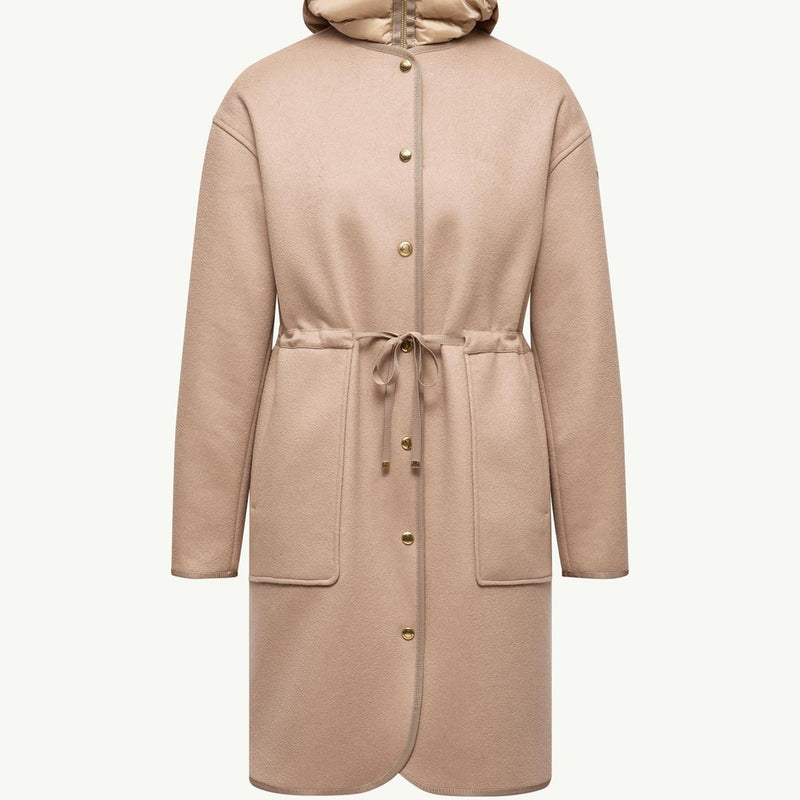 Bonreposse 3-in-1 Wool & Cashmere Long Down Jacket