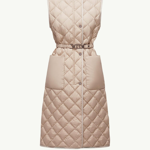 Butor Diamond-Quilted Long Down Gilet