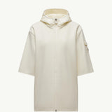 Wool Hooded Zip-Up Cape