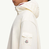 Wool Hooded Zip-Up Cape