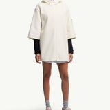 Wool Hooded Zip-Up Cape