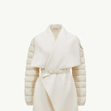 Wool Hooded Zip-Up Cape